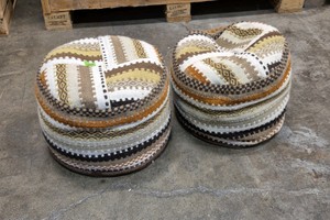 ottoman poufs