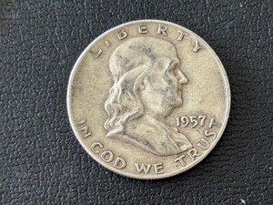 1957-D Franklin Half Dollar