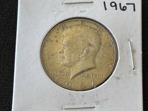 1967 Kennedy Half Dollar 40% Silver