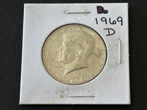 1969-D Kennedy Half Dollar 40% Silver