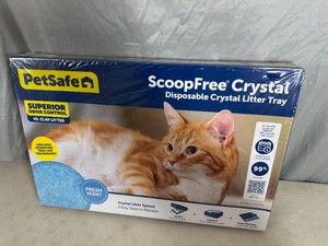 New Petsafe ScoopFree Disposable Crystal Litter Tray Refill