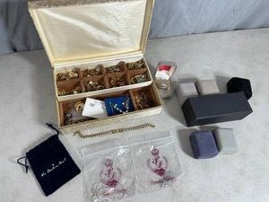 Jewelry Box with Estate Jewelry