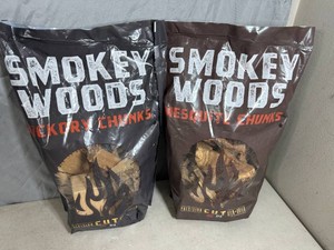 2 New Bags of Smokey Woods BBQ Grilling Wood Chunks