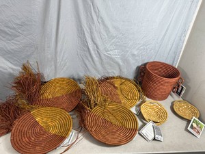 New Hand Woven Baskets, Dishes, and More