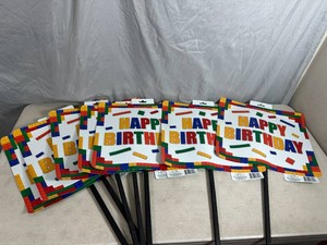 7 New Happy Birthday Lego Themed Yard Signs
