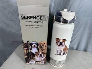 New Serengeti Vacuum Insulated Stainless Steel Water Bottle - Bulldog
