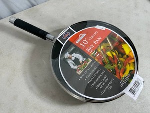 New 10 inch Frying Pan with Glass Lid