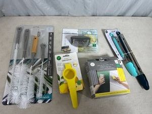 New Kitchen Accessories, Garlic Press, Bottle Brushes, Lemon Press, and More