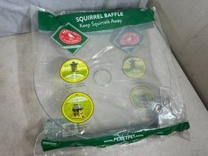 New 16 inch Clear Squirrel Baffle for Bird Feeders