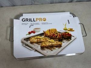 New Grill Pro Stainless Flat Grill Topper Pan