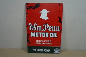 Vintage Style Metal Sign - WM Penn Oil
