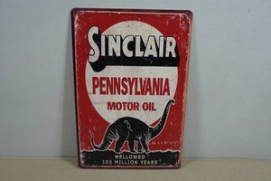 Vintage Style Metal Sign - Sinclair Oil
