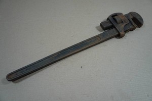 Antique Erie Tool Works 24 Pipe Wrench