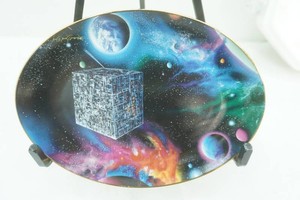 Vintage Star Trek Collectors Plate. We Are Borg. From Space, The Final Frontier Plate Collection. 1997