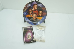 Vintage Star Trek Collectors Plate. Engineers Tribute. From Star Trek 30 Years Plate Collection. 1997