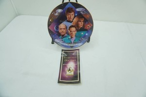 Vintage Star Trek Collectors Plate. Starfleet Doctors. from Star Trek 30 Years Plate Collection. 1997, with certificate of authenticity, signed and numbered 1269B