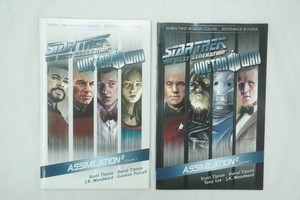 (2ct) Star Trek The Next Generation  Doctor Who Assimilation. Volume 1 & 2 Graphic Novels