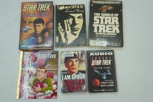 Vintage Star Trek Audiobooks & Books I am not Spock, I am Spock and more
