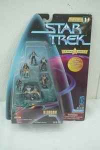 1997 Star Trek Strike Force Action Figure Set Klingon Warriors (unopened)