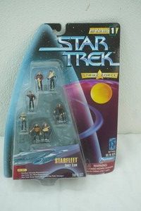1997 Star Trek Strike Force Action Figure Set. Starfleet Away Team (unopened)