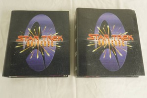 1997 Star Trek Universe 3 Ring Binders. Episodes, Trivia, Behind The Scenes