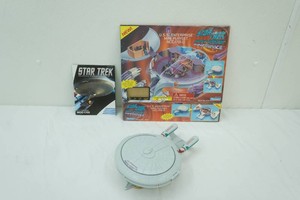 Star Trek Starship Enterprise NCC-1701-D Model. With Book & Box, No Stand