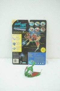 Star Trek The Next Generation Interspace Series. Klingon Bird of Prey Ship Play Set (with original cardboard packaging)
