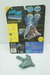 Star Trek The Next Generation Interspace Series. Romulan Warbird Mini Play Set (with original cardboard packaging)