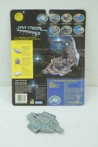 Star Trek Innerspace Series. U.S.S. Defiant Mini Play Set (with original cardboard packaging) Valiant Class Prototype Escort Starship