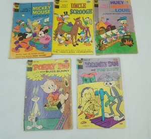 5ct Vintage Comic Books