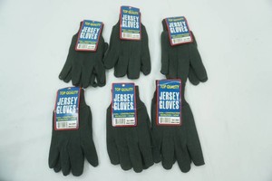 6 Pair of Jersey Work Gloves