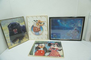 Framed Disney Posters (3ct) , Framed Black Panther Poster (1ct)