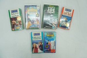 Vintage Disney VHS Video Tapes. (6ct 4 unopened)