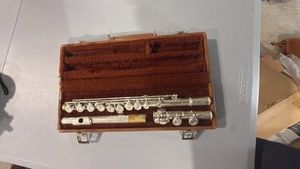 Vintage Muramatsu Nogales Professional Concert Flute  Serial No. 1980  Made in Japan  With Original Case