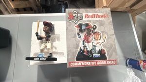 New in Box Darryl Motley Bobblehead 25th Season Red Hawks