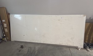 10 Foot aluminum framed long white board