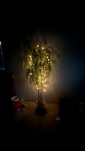 7 Foot tall lighted tree