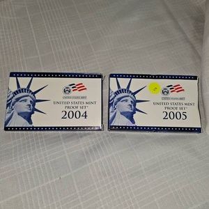 2004,2005 US Mint Proof Sets (2)