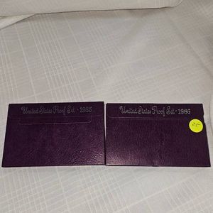 1985,1986 US Mint Proof Sets (2)