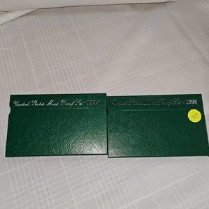 1995,1996 US Mint Proof Sets (2)