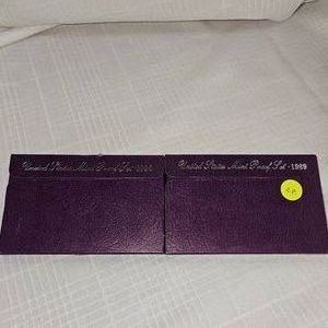 1989,1990 US Mint Proof Sets (2)