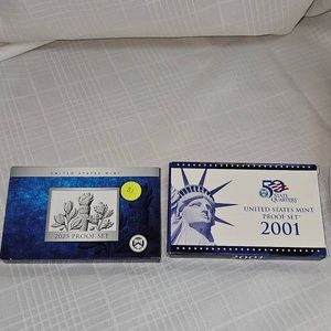 2025,2001 US Mint Proof Sets(2)