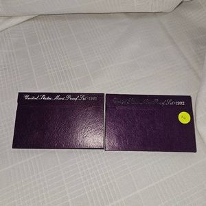 1991,1992 US Mint Proof Sets (2)