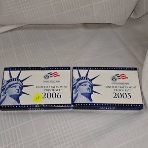 2005,2006 US Mint Proof Sets (2)