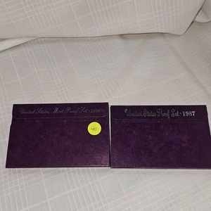 1987,1988 US Mint Proof Sets (2)