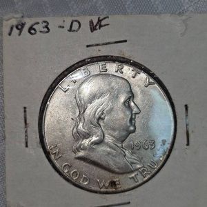 1948D,1963D Franklin Halfs 50c