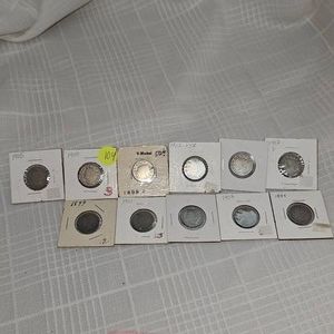 11 Mixed Dates V Nickels, 5c