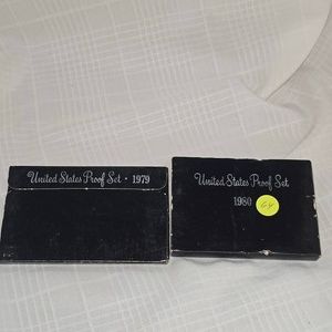 1979,1980 US Mint Proof Sets (2)
