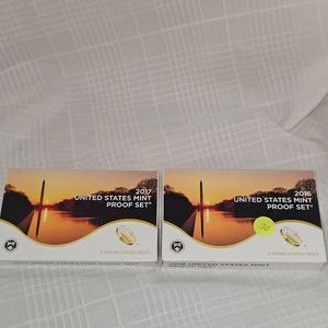 2016,2017 US Mint Proof Sets (2)