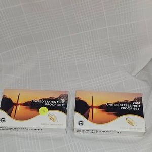 2014,2015 US Mint Proof Sets (2)